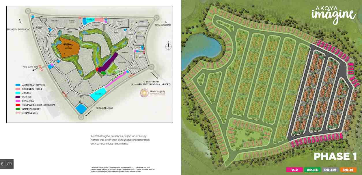 Akoya Imagine Villas Masterplan