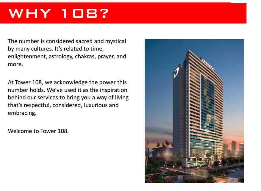 Damac Tower 108 Project